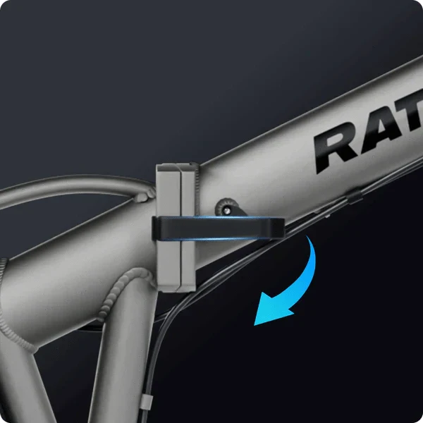 Rattan LM Ultra Folding Fat Tire Electric Bike — 1000W Motor, Full Suspension, 40.5Ah Battery, 2-Seater High-Step