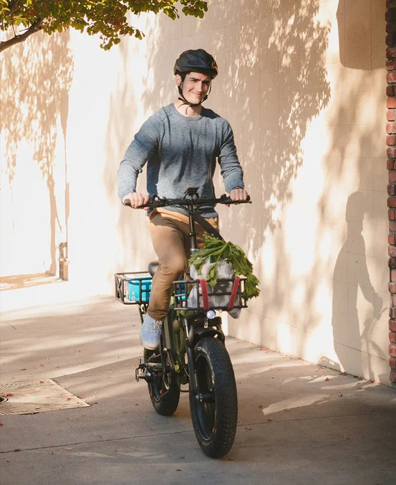 Rattan LM Ultra Folding Fat Tire Electric Bike — 1000W Motor, Full Suspension, 40.5Ah Battery, 2-Seater High-Step