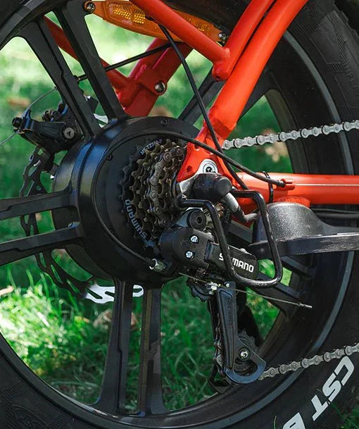 Rattan LM Ultra Folding Fat Tire Electric Bike — 1000W Motor, Full Suspension, 40.5Ah Battery, 2-Seater High-Step